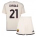 Billige AS Roma Paulo Dybala #21 Bortetrøye Barn 2023-24 Kortermet (+ korte bukser)